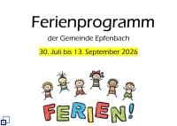 Ferienprogramm 2026