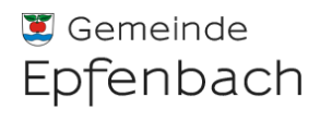 Ein Foto vom Logo der Gemeinde Epfenbach Ein Foto vom Logo der Gemeinde Epfenbach